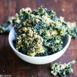 Cashew Miso Kale Chips - these crispy kale chips are packed with umami flavor and make a healthy snack