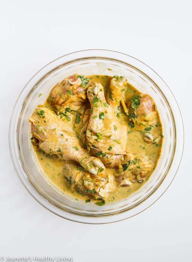 Grilled Thai Curry Cilantro Garlic Chicken - this is one of our favorite summer barbecue recipes. Serve with Thai Sweet Chili Sauce.