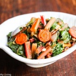 Sauteed Swiss Chard with Carrots and Celery - a simply delicious way to prepare Swiss chard