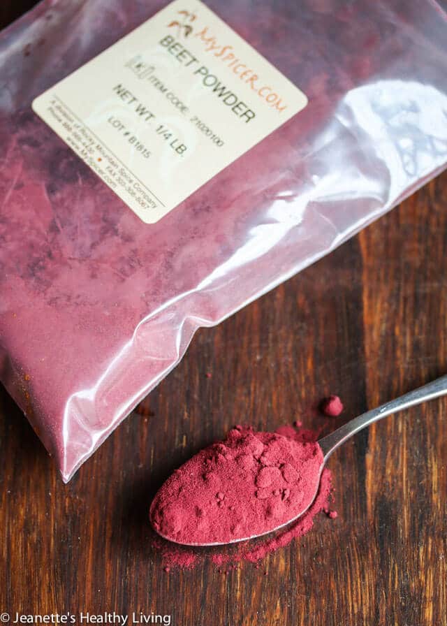 Beet Powder - a healthy natural red food coloring