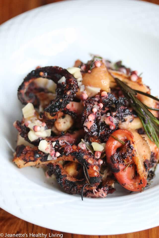 Greek Grilled Octopus | Grilled Seafood Recipes For Your Next Seafood Feast | Mixed Seafood Grill Recipes