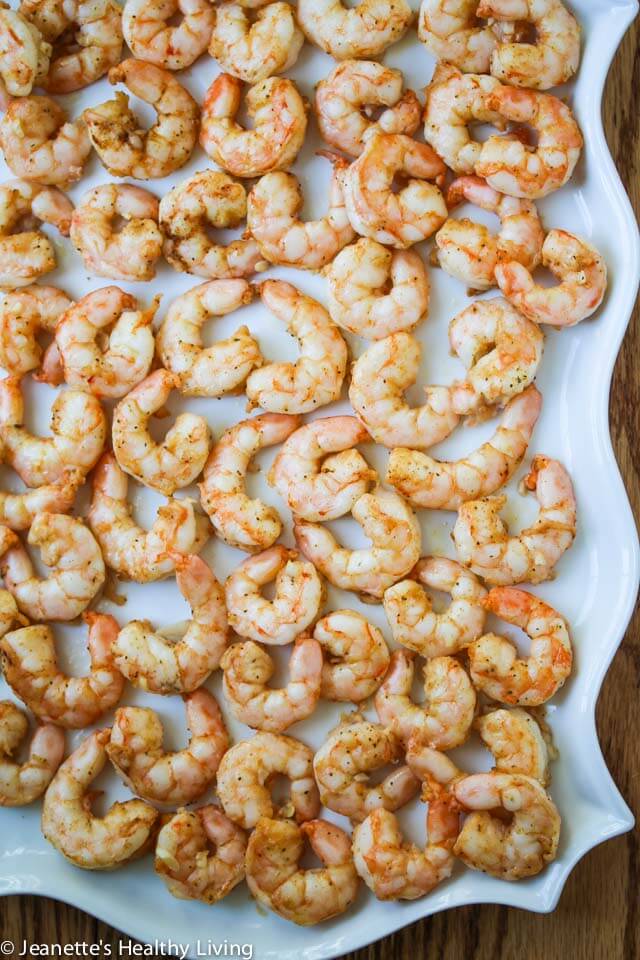 Roasted Old Bay Shrimp - these are so delicious and easy to make - perfect for a quick party appetizer with a kick, better than plain old shrimp cocktail