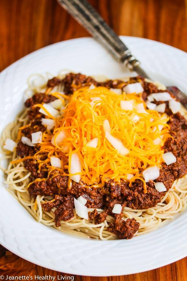 Slow Cooker Cincinnati Chili - this is one of my kids' favorite meals - pure comfort food - perfect for back to school