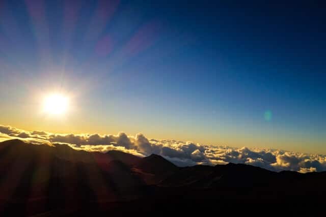 Hawaiian Sunrise Haleakala Crater