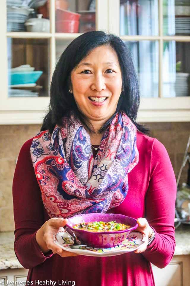 Jeanette Chen cooking for cancer patients ~ https://jeanetteshealthyliving.com