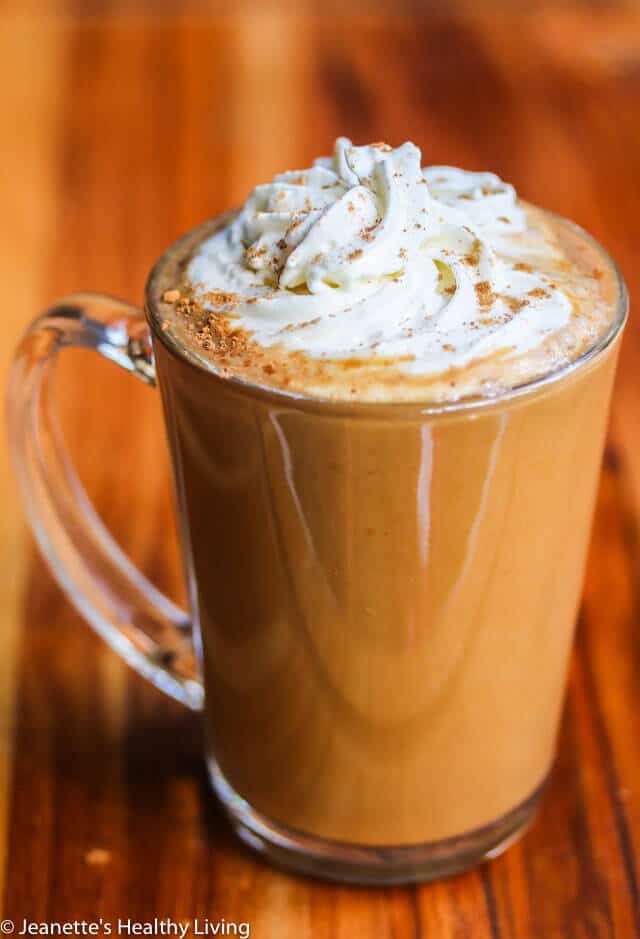 Skinny Pumpkin Spice Latte - enjoy this copycat of a Starbucks favorite for just 190 calories!