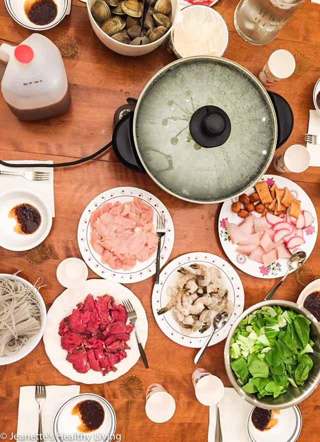Chinese Hot Pot - the perfect one pot celebratory dinner for a large crowd