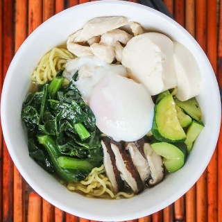 Healthy Ramen Noodle Soup - this one bowl meal is light, healthy and delicious!