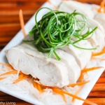Sous Vide Chinese Drunken Wine Chicken - this is a traditional Chinese chicken recipe that is served cold, often as an appetizer. Sous vide guarantees a moist and juicy chicken