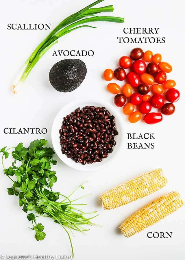 Chipotle Black Bean Corn Tomato Avocado Salad - this can be eaten as a dip or a salad - perfect for summer barbecues and picnics!