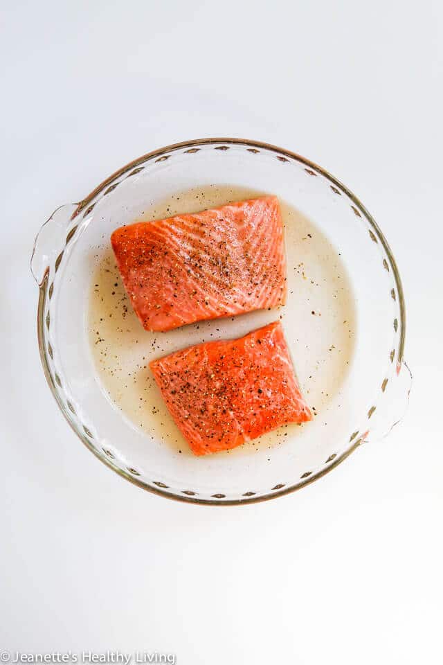 Grilled Brazilian Rub Salmon - this easy recipe is perfect for summertime. The rub is delicious and very kid-friendly ~ https://jeanetteshealthyliving.com