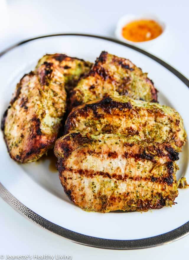 Thai Barbecue Pork Chops - these chops are moist, juicy and so flavorful! Use bone-in pork chops for the best results 