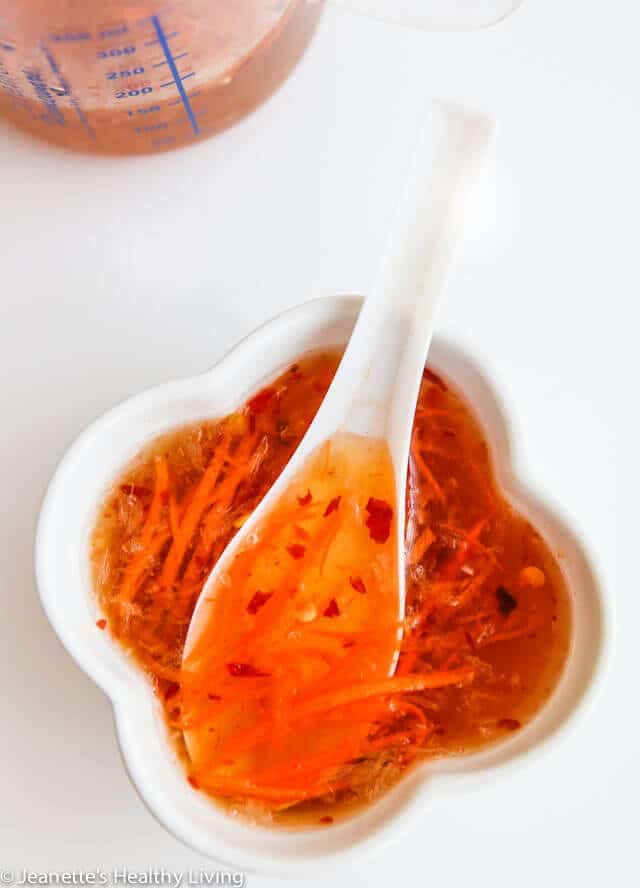 Vietnamese Dipping Sauce Nuoc Cham - this is a condiment that is served with virtually every Vietnamese meal | https://jeanetteshealthyliving.com