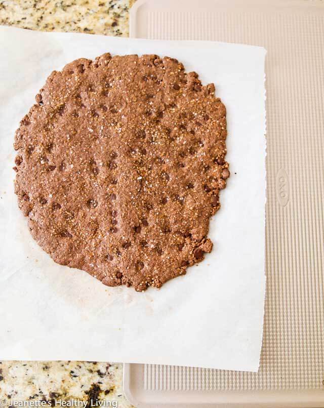 Double-Buckwheat Double-Chocolate Cookies = these are made with two kinds of buckwheat and two kinds of chocolate, perfect with a cup of milk, tea or coffee