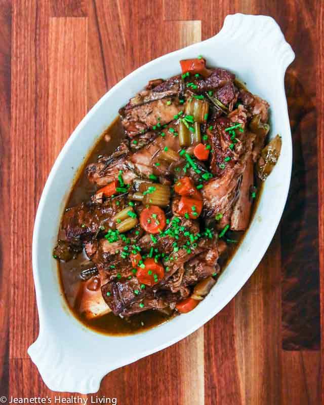 Slow Cooker Red Wine Short Ribs Recipe Jeanette S Healthy Living,How Long To Cook Meatloaf At 325