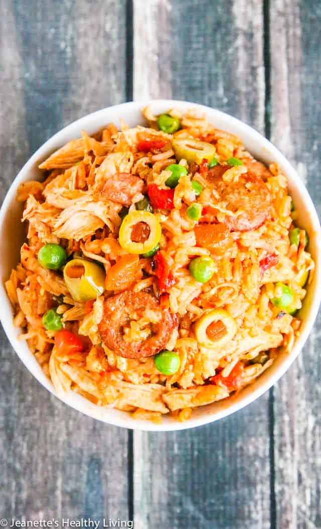 Instant Pot Nicaraguan Arroz Con Pollo - pressure cooking reduces cooking time for this one pot chicken and rice meal to 10 minutes
