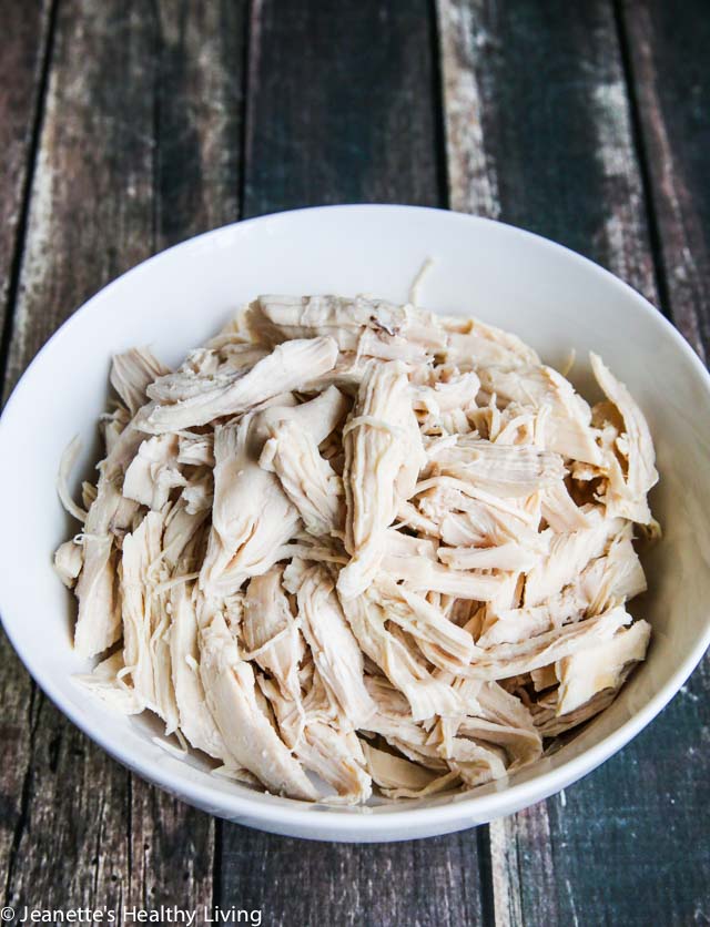 Instant Pot Shredded Poached Chicken - use in any dish that calls for cooked chicken ~ chicken chili, chicken enchiladas, pasta dishes