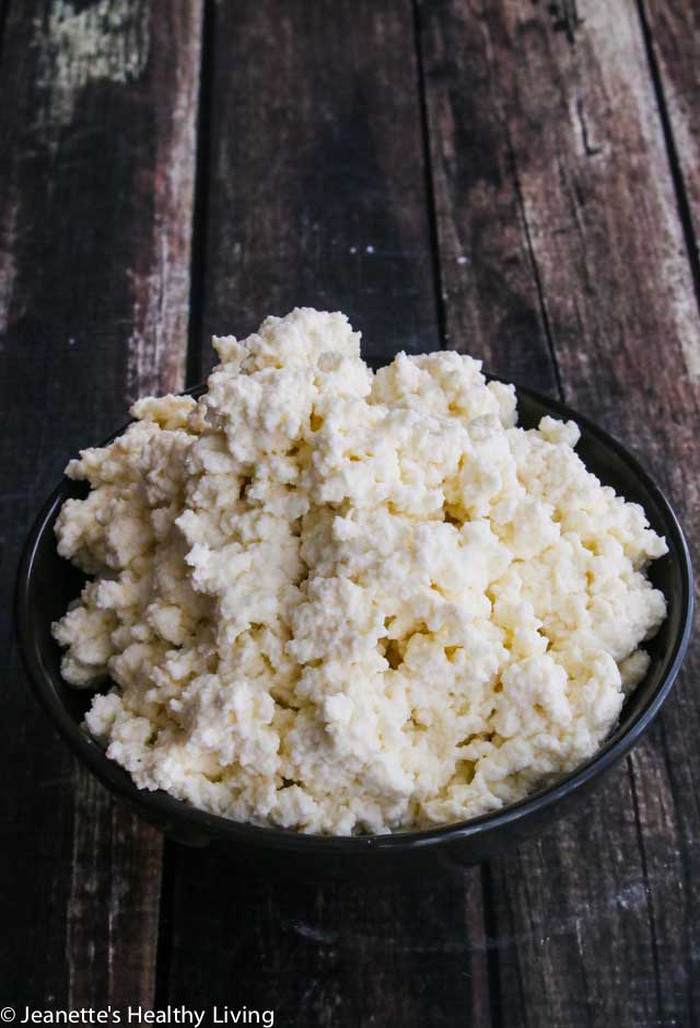 Homemade Ricotta Cheese - easy and delicious - takes less than an hour to make