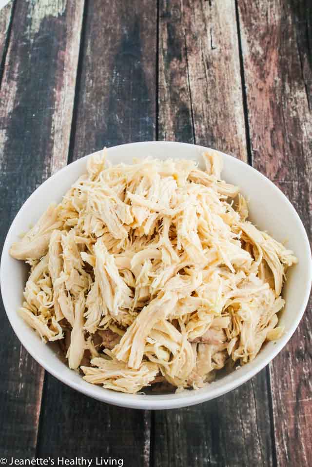 Instant Pot Homemade Chicken Soup - 15 minutes to cook; freezable; any extra shredded cooked chicken can be used in recipes using leftover chicken