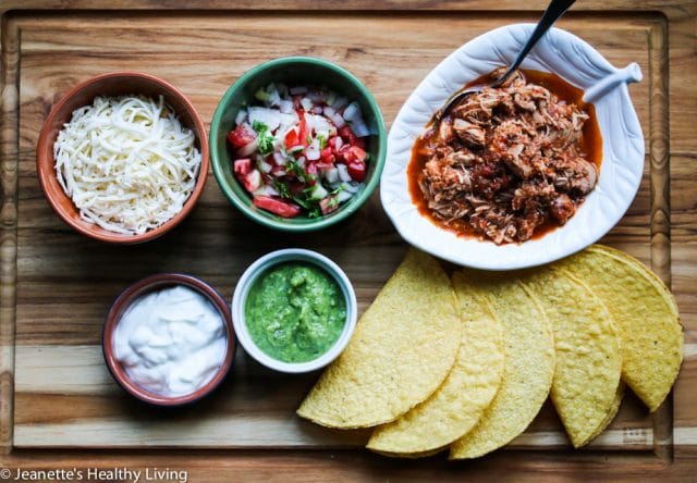 Slow Cooker Chicken Tinga Tacos - this chicken is so flavorful, juicy, tender and moist