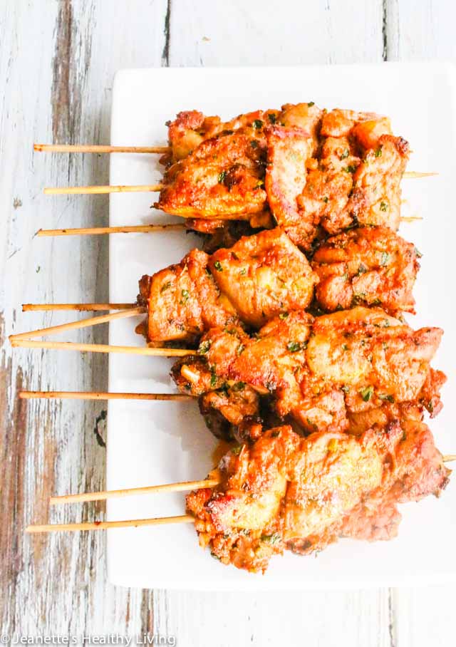Chicken Pintxo - Spanish tapas - the perfect party food on a skewer