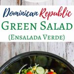 Dominican Republic Green Salad - simple, healthy delicious salad with sweet corn