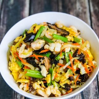Moo Shu Shrimp - healthy and delicious meal