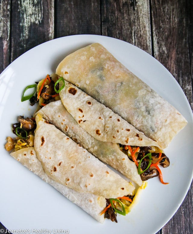  Moo Shu Shrimp Recipe - healthy, delicious one-dish meal. Serve with flour tortillas or Mandarin Pancakes for an authentic Chinese meal
