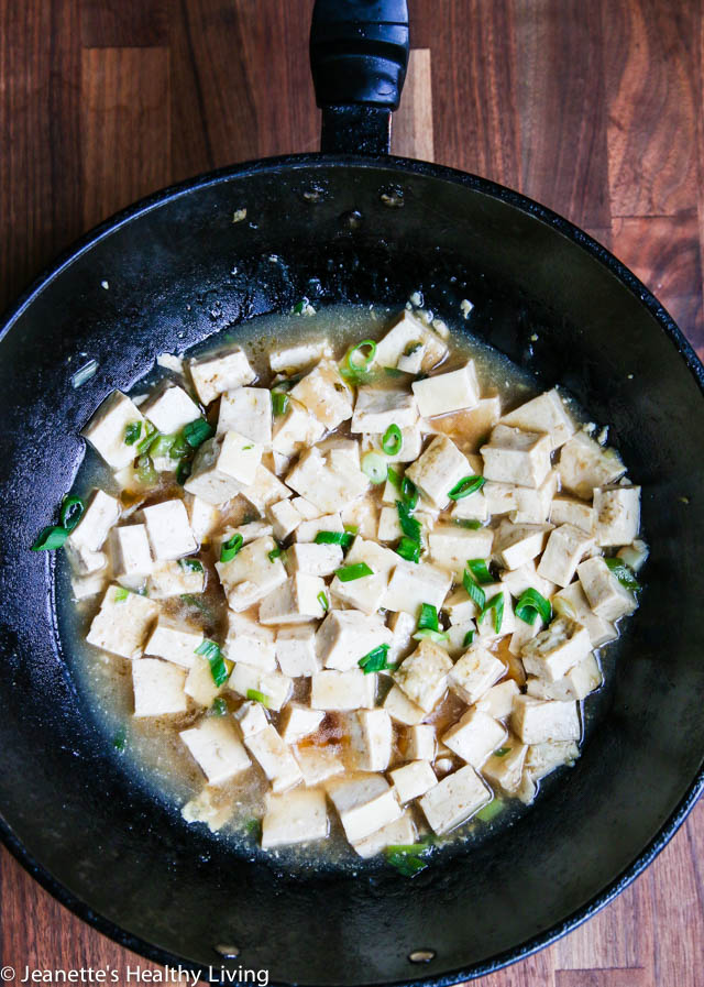 Oyster Sauce Tofu - simple, humble dish that is healthy and delicious meatless meal