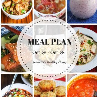 Weekly Healthy Meal Plan Sept 24 - Sept 30 - Weekly Healthy Meal Plan Oct 22 - Oct 28 - breakfast, lunch and dinner recipes and ideas to help get healthy meals on your family's table