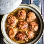 Lions Head Casserole - an authentic Chinese recipe - braised meatballs with napa cabbage - comfort food!