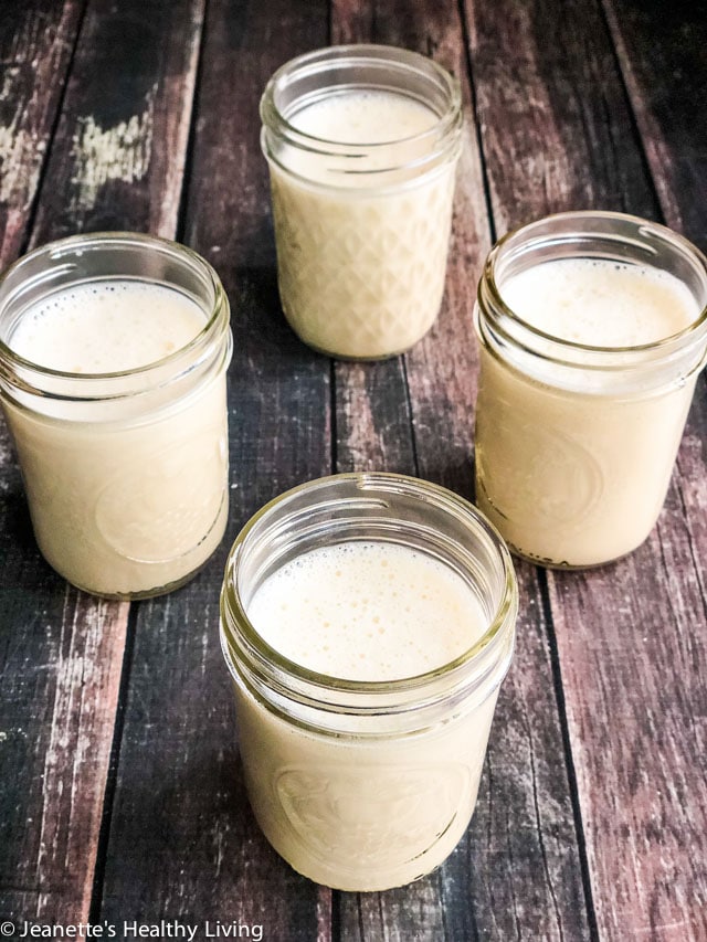 Vanilla Soy Pudding - light enough for breakfast, snack or healthy dessert