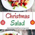 Christmas Salad - beautiful holiday salad featuring jewel toned ingredients sure to delight guests