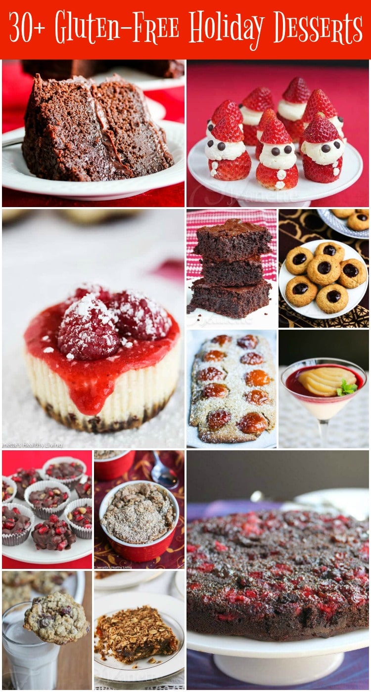 Gluten-Free Holiday Desserts - choose from gluten-free cakes, crisps, tarts, cookies and special treats for guests with food allergies
