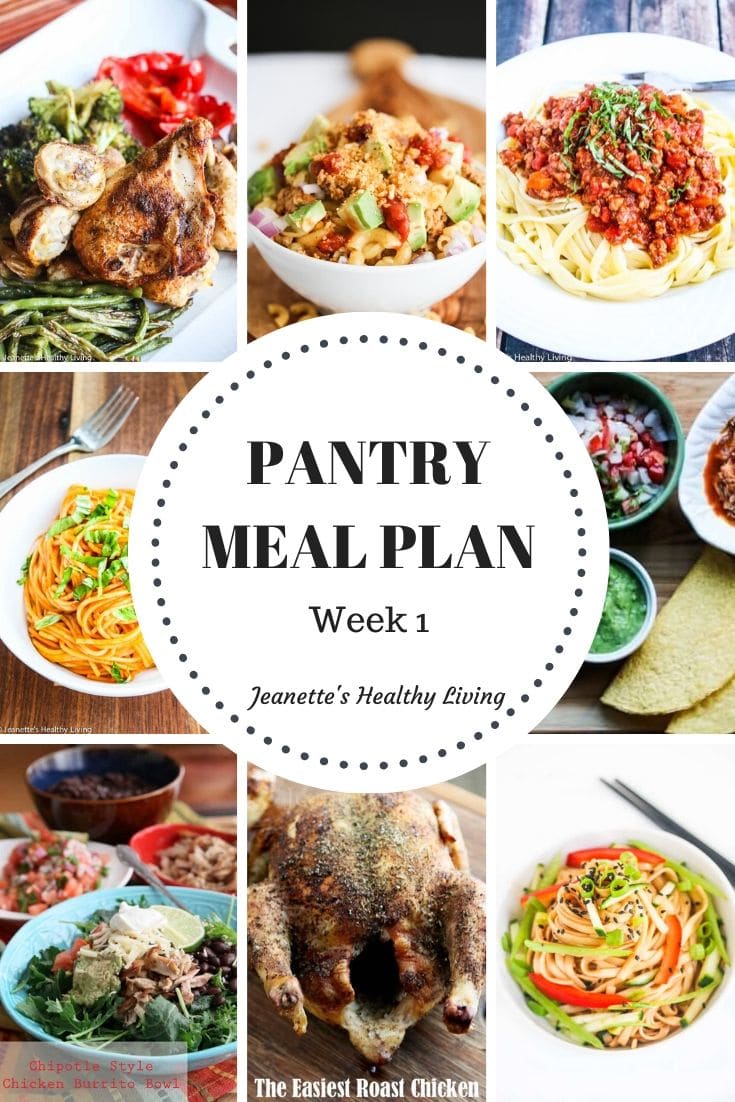 Healthy Pantry Meal Plan One