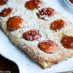 Gluten-Free Apricot Almond Frangipane Tart - this elegant dessert is easy to make and delicious. Frangipane is an almond filling. Peach jam is used to glaze the apricots on top for a special touch