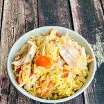 Chicken Saffron Rice Pilaf - a simple, but delicious and healthy meal. Kid-friendly, family-friendly