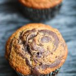 Gluten-Free Chocolate Banana Marbled Muffins - these muffins are moist, delicious and healthy - make them for breakfast as a special treat!