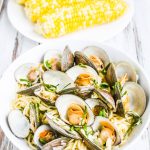 Fresh White Clam Sauce - the secret is a touch of cream and a slightly thickened sauce