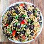 Gallo Pinto (Costa Rican Rice and Beans) - this versatile side dish can be served for breakfast, lunch or dinner. Made healthier with brown rice.