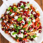 Georgian Lobio Kidney Bean Salad - great as a side dish for Georgian feast or for picnics