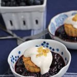 Gingered Blueberry Shortcakes with Light Creamy Topping © Jeanette