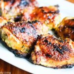 Grilled Thai Curry Cilantro Garlic Chicken - this is so easy and delicious - it