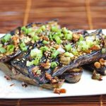 Asian Grilled Eggplant with Spicy Soy Sesame Sauce