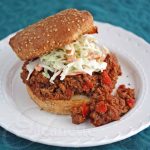 Healthier Sloppy Joes with Coleslaw © Jeanette