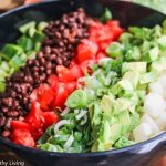 Mexican Chopped Salad with Creamy Cilantro Lime Dressing © Jeanette