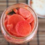 Radish Kimchi in a Jar