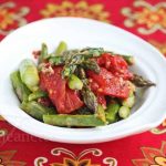 Roasted Tomatoes and Spring Asparagus © Jeanette