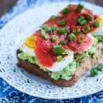 Smashed Avocado Toast with Smoked Salmon and Egg - try this simple, healthy breakfast - it will keep your belly full all morning