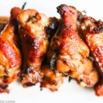 Spicy + Finger Licking Good Sweet Baked Chicken Wings